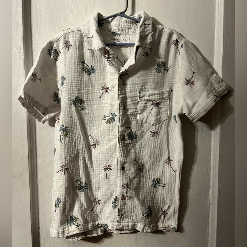 Grayson Threads Kids Palm Tree Shirt - White (8)